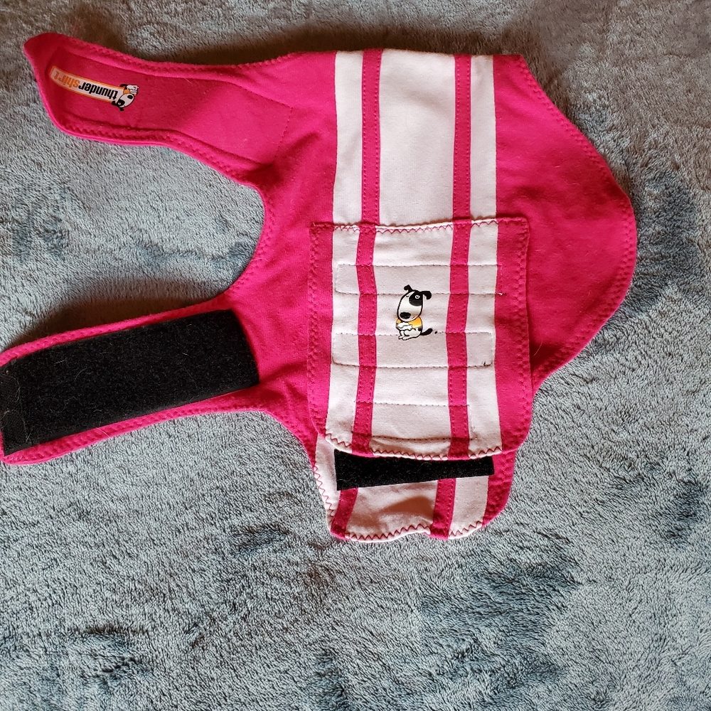 Dog clothes with Thundershirt